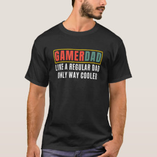 Mens Mens Gamer Dad Video Game Player & Gaming Fa T-Shirt