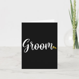 Mens Mens Groom Wedding Marry Bride Groom Bachelor Card