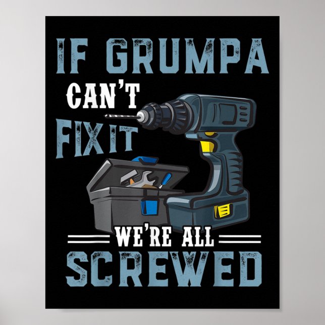 Mens Mens If Mpa Can't Fix It We're All Screwed Fa Poster (Front)