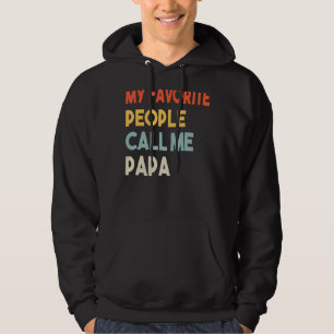 Mens  Mens My Favourite People Call Me Papa Hoodie