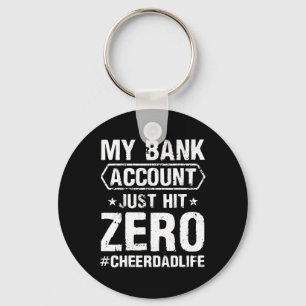 Mens Mens My Nk Account Just Hit Zero Cheer Dad Ch Key Ring