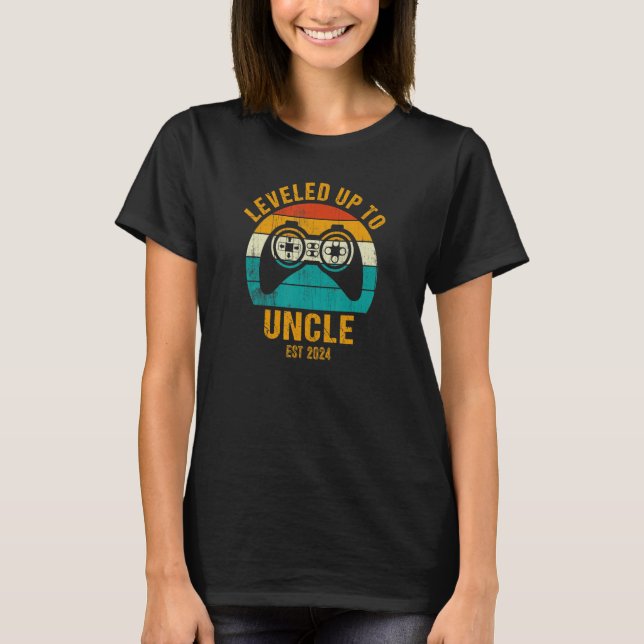 Mens Mens Uncle To Be New Uncle First Time Uncle 2 T-Shirt (Front)
