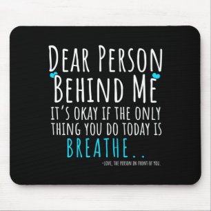 Mens Mental Health Prevention Awareness Person Mouse Pad