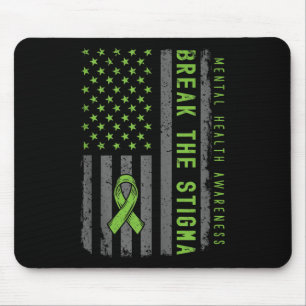 Mens Mental Health S Fight Stigma Mental Health Aw Mouse Pad