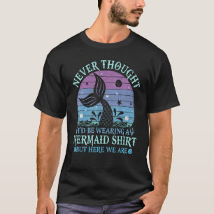Mens Mermaid For Papa Dad Grandpa Big Brother Dis T-Shirt