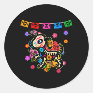 Mens Mexican Dog Day Of The Government Agencyd Classic Round Sticker
