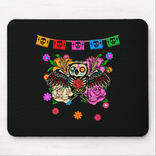 Mens Mexican Owl Day Of The Government Agencyd Mouse Pad