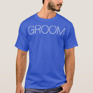 Mens Minimalist Style Groom T-Shirt
