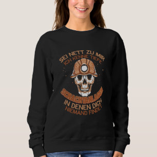Mens Mining For Miners Friend Coal Mine Sweatshirt