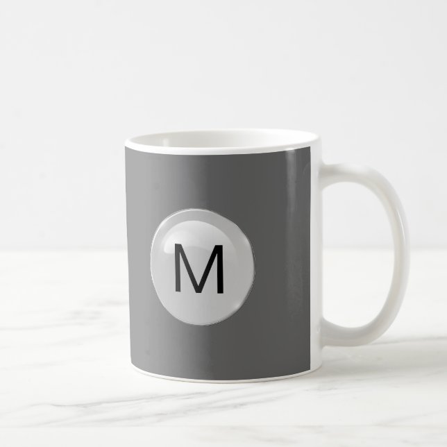 Mens Monogram Coffee Mugs (Right)