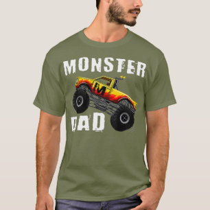 Mens Monster Truck Dad Funny Monster Truck Lover T-Shirt