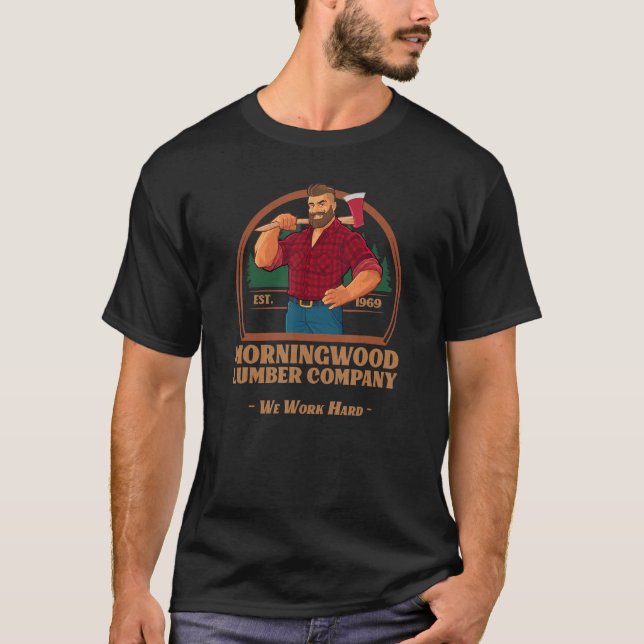 Mens Morningwood Lumber Company T-Shirt (Front)