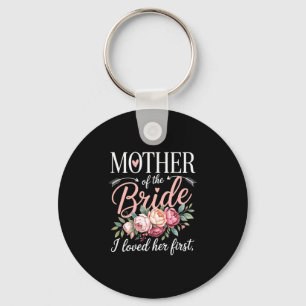 Mens mother of the bride_ loved bride and groom key ring