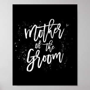 Mens Mother Of The Groom Shirt Mum Son Wedding Poster