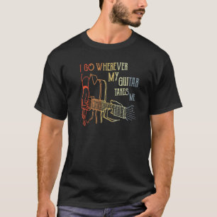 Mens Motivational Guitar Player Saying Guitarists T-Shirt
