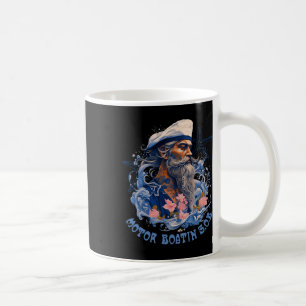 Mens Motor Boatin Funny Pontoon Boating Lake Motor Coffee Mug