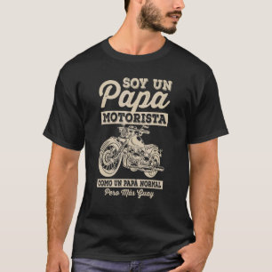 Mens Motorcycle Original  Dad Biker Man T-Shirt