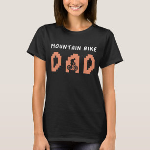 Mens Mountain Bike Dad Bicycle  Cyclist Fathers Da T-Shirt