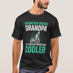 Mens Mountain Bike Grandpa Like a Regular Grandpa  T-Shirt