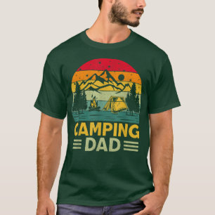 Mens Mountain Vintage Camping Dad Father's Day T-Shirt