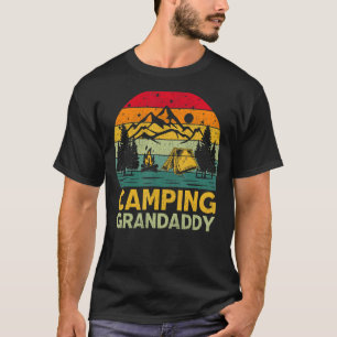 Mens Mountain Vintage Camping Daddy Father's Day T-Shirt