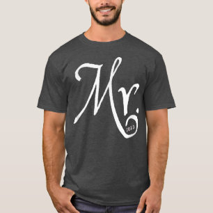 Mens Mr & Mrs 2022 Matching shirts Honeymoon Weddi
