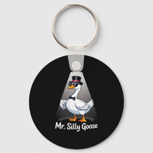 Mens mr silly goose gettin' loose bridge to be key ring