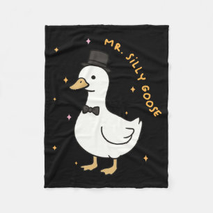 Mens Mr Silly Goose Groom To Be Wedding Bride Fleece Blanket