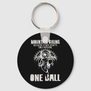 Mens Mtb Saying Gift - Downhill Bike - Mountain Bi Key Ring