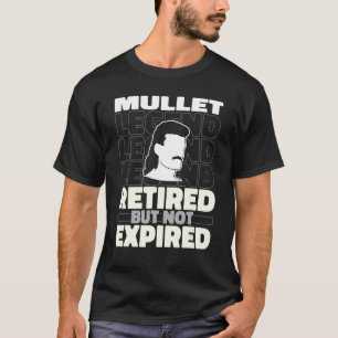 Mens Mullet Retired Redneck Pride Mullet T-Shirt