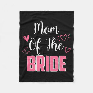 Mens Mum Of The Bride Family Wedding Party Wife To Fleece Blanket
