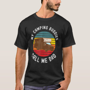 Mens My Camping Buddies Call Me Dad T-Shirt