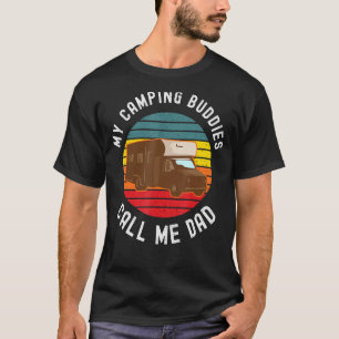 Mens My Camping Buddies Call Me Dad T-Shirt