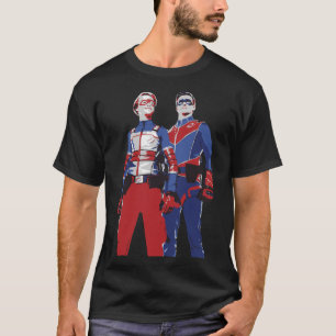 Mens My Favorite Captain Man And Kid Danger Linear T-Shirt