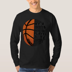 Mens My Favourite Basketball Player Calls Me Grand T-Shirt