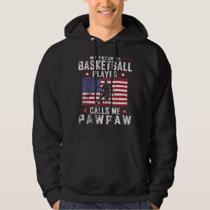 Mens My Favourite Basketball Player Calls Me Pawpa Hoodie