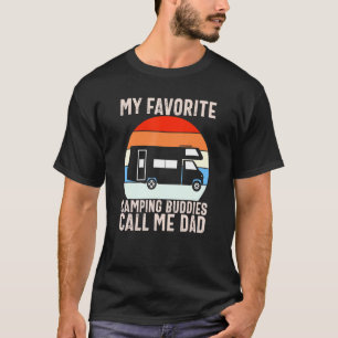 Mens My Favourite Camping Buddies Call Me Dad - Me T-Shirt