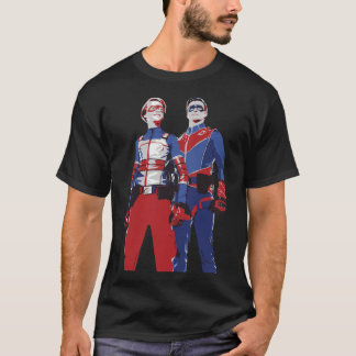 Mens My Favourite Captain Man And Kid Danger Linea T-Shirt