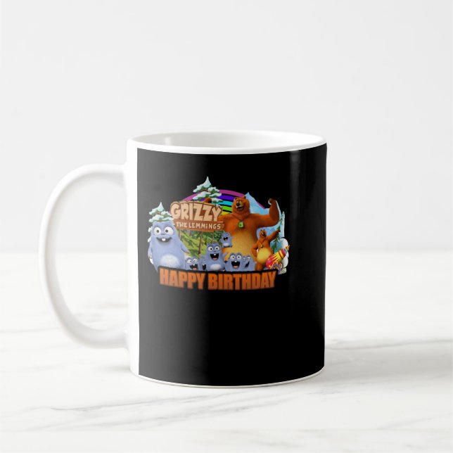 Mens My Favourite Grizzy And Lemmings Funny Kids G Coffee Mug (Left)