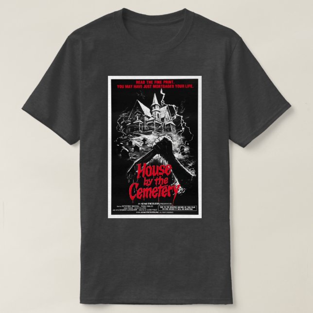 Mens My Favourite lucio fulci zombie House T-Shirt (Design Front)