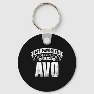 Mens My Favourite People Call Me Avo Fathers Day Key Ring