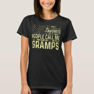 Mens My Favourite People Call Me Gramps Usa Patrio T-Shirt