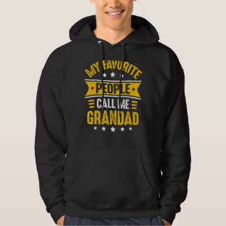 Mens My Favourite People Call Me Grandad Men Fathe Hoodie
