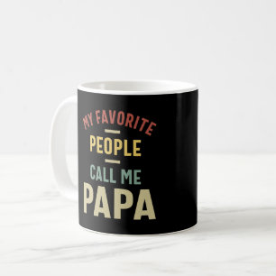 Mens My Favourite People Call Me Papa Gift Coffee Mug