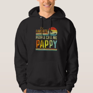 Mens My Favourite People Call Me Pappy Dad Father  Hoodie