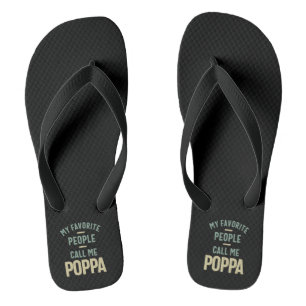 Mens My Favourite People Call Me Poppa Thongs