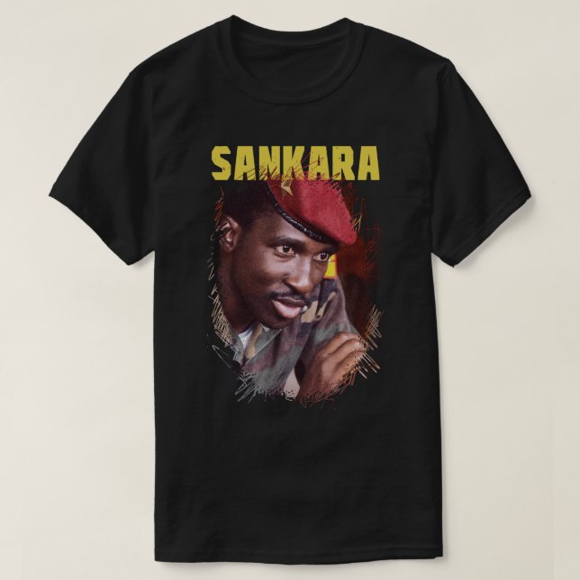 Mens My Favourite Thomas Revolutionary Sankara Ret T-Shirt (Design Front)