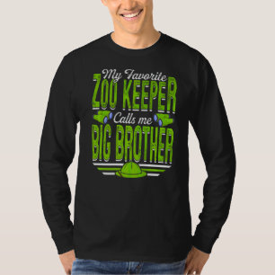 Mens My Favourite Zoo Keeper Calls Me Big Brother T-Shirt