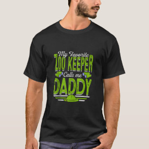 Mens My Favourite Zoo Keeper Calls Me Daddy Animal T-Shirt