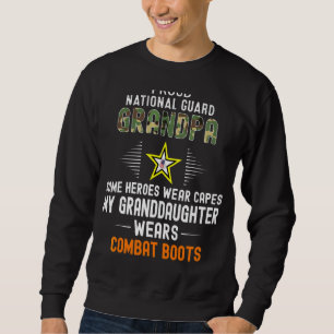 Mens My Granddaughter Wears Combat Boots National Sweatshirt